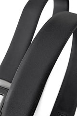 Flat Leather Lion Auto BKL Belt – Gunmetal GUN/BLACK