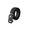 Pebbled Leather Lion Auto BKL Belt – Gunmetal GUN/BLACK