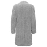 Teddy Comfort Long Coat GREY