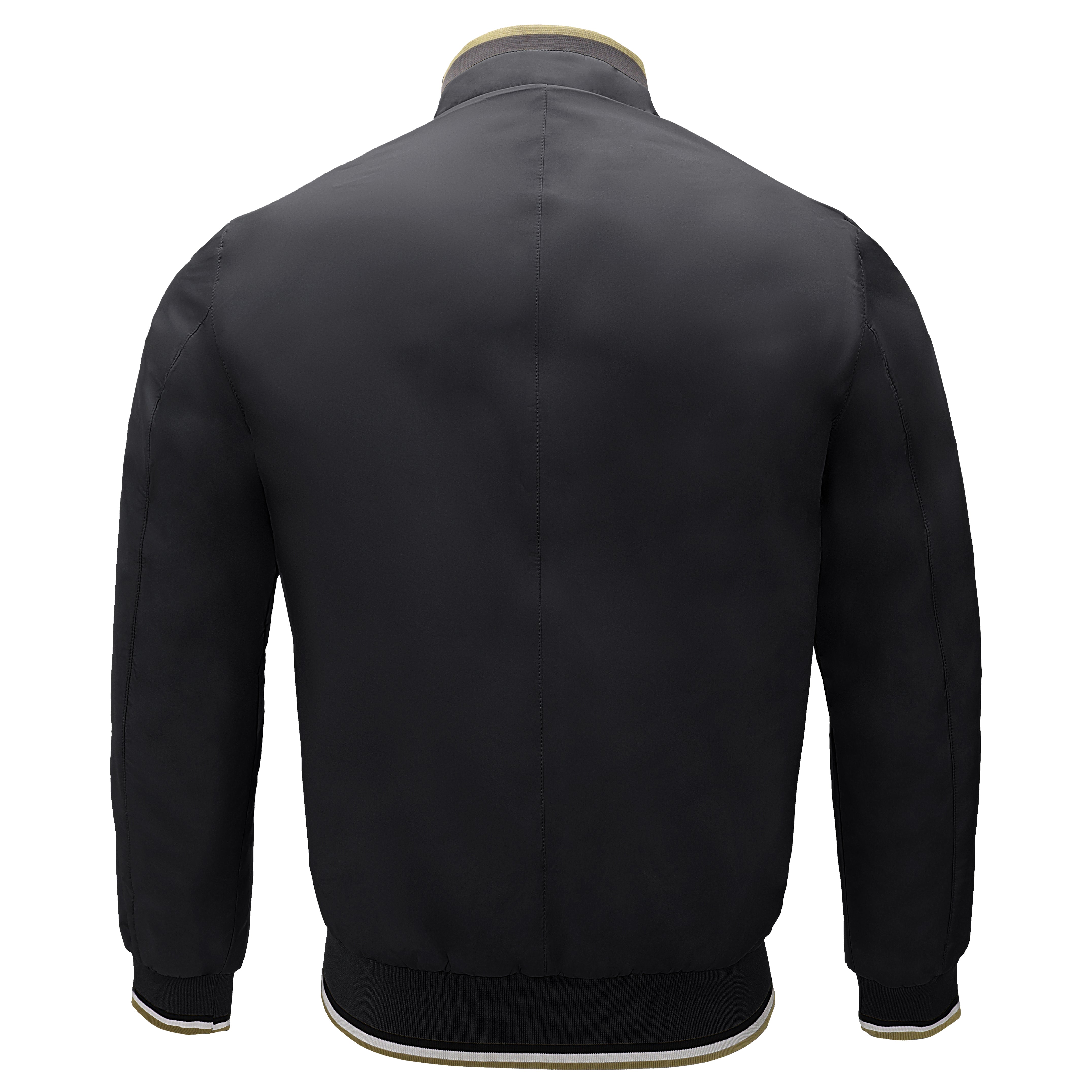 Classic Solid Soft Touch Bomber | BPJ610 Black