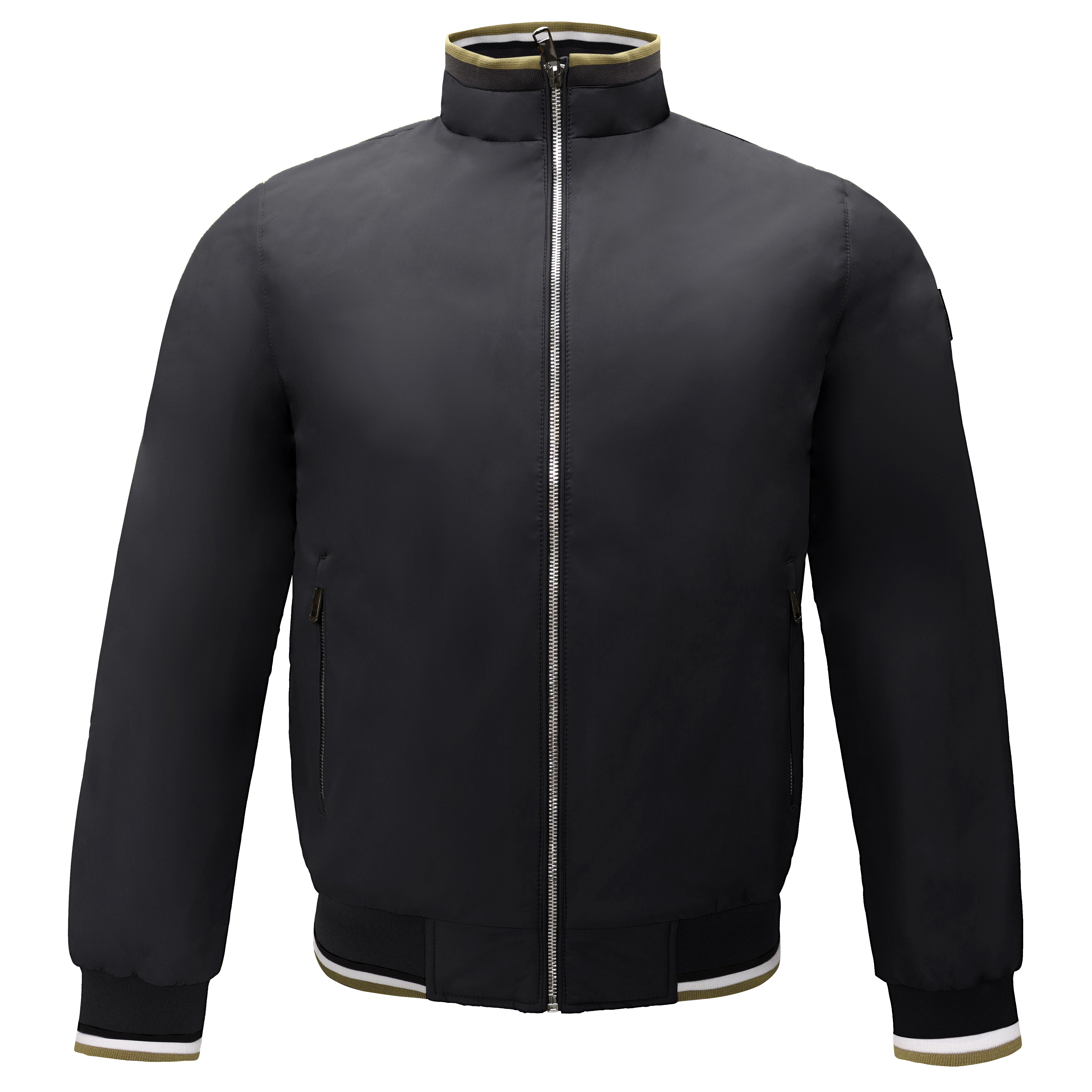 Classic Solid Soft Touch Bomber | BPJ610 Black