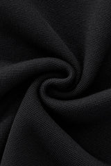 Lustre Knit LS Polo BLACK/BLACK