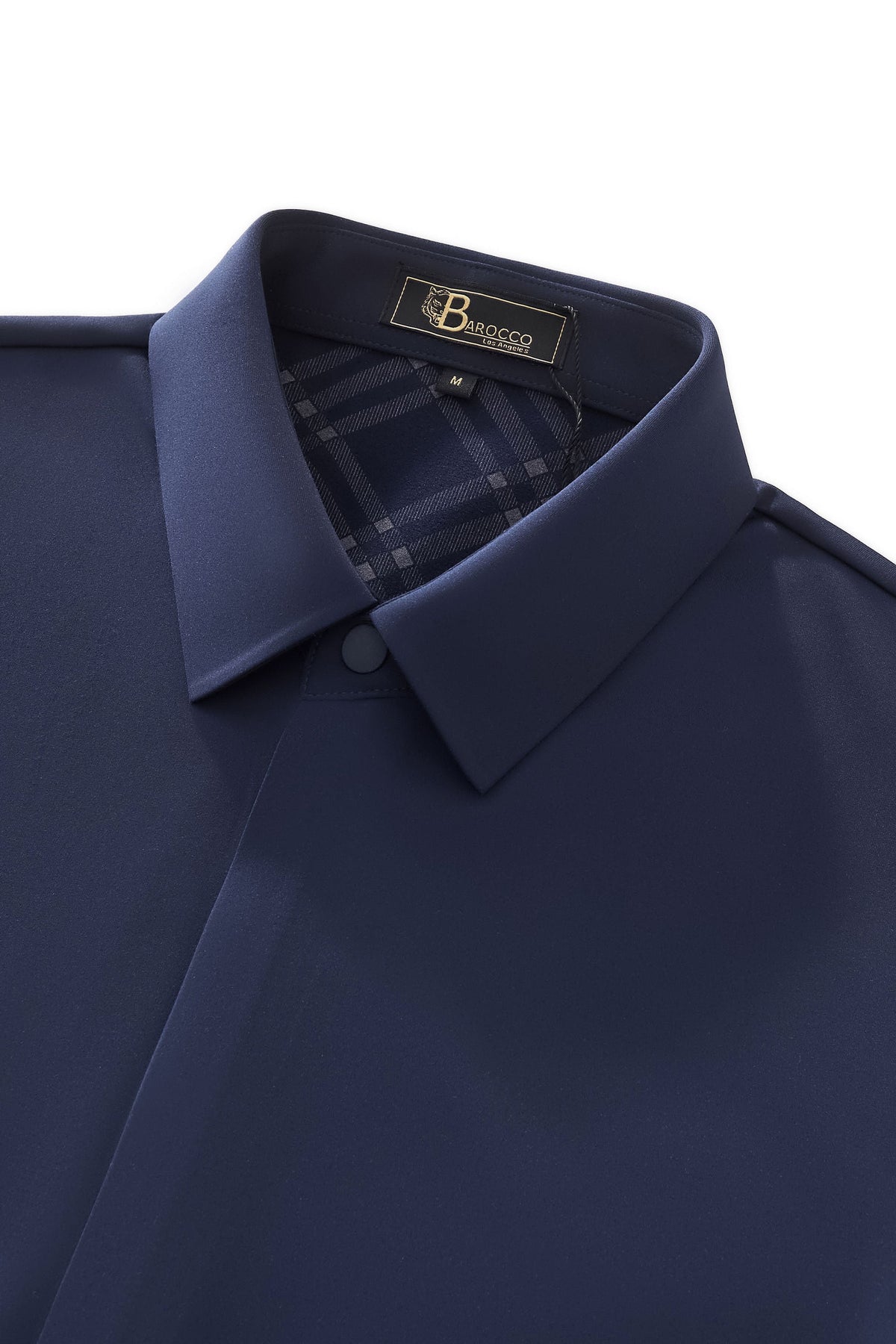 Barocco Nexus Stitchless Men's Long Sleeve Shirt - Navy