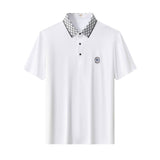 Monogram Trim Performance Polo - El baron WHITE