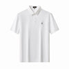 Perforated Collar Performance Polo – El Baron WHITE/SILVER