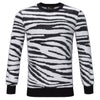 Wild Ride Crew Neck Sweater WHITE/BLACK