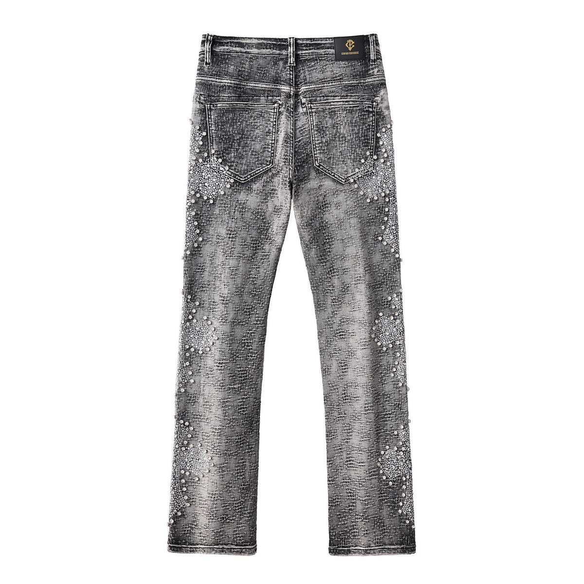 Sanctum Cross Denim Pant – Century Penthouse GREY