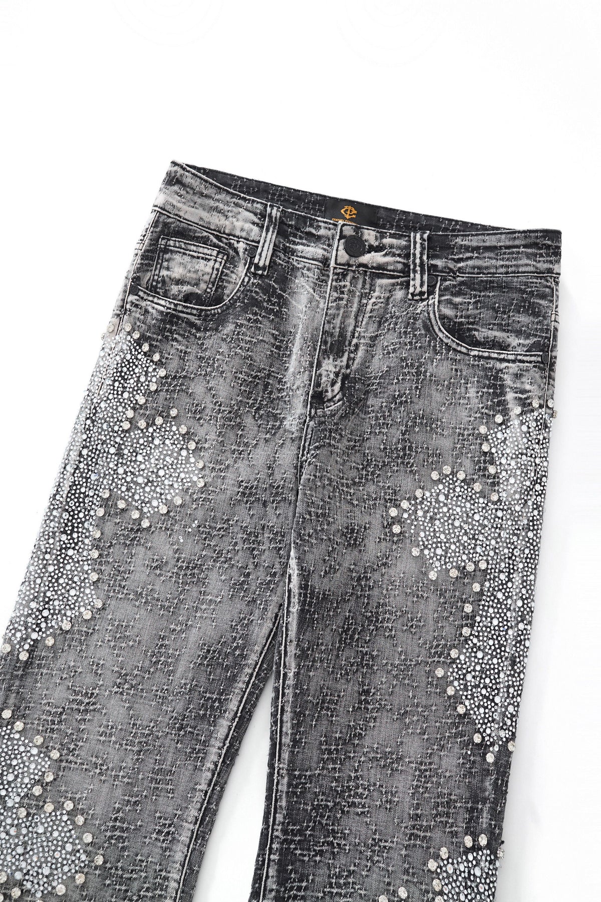 Sanctum Cross Denim Pant – Century Penthouse GREY