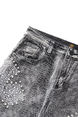 Sanctum Cross Denim Pant – Century Penthouse GREY
