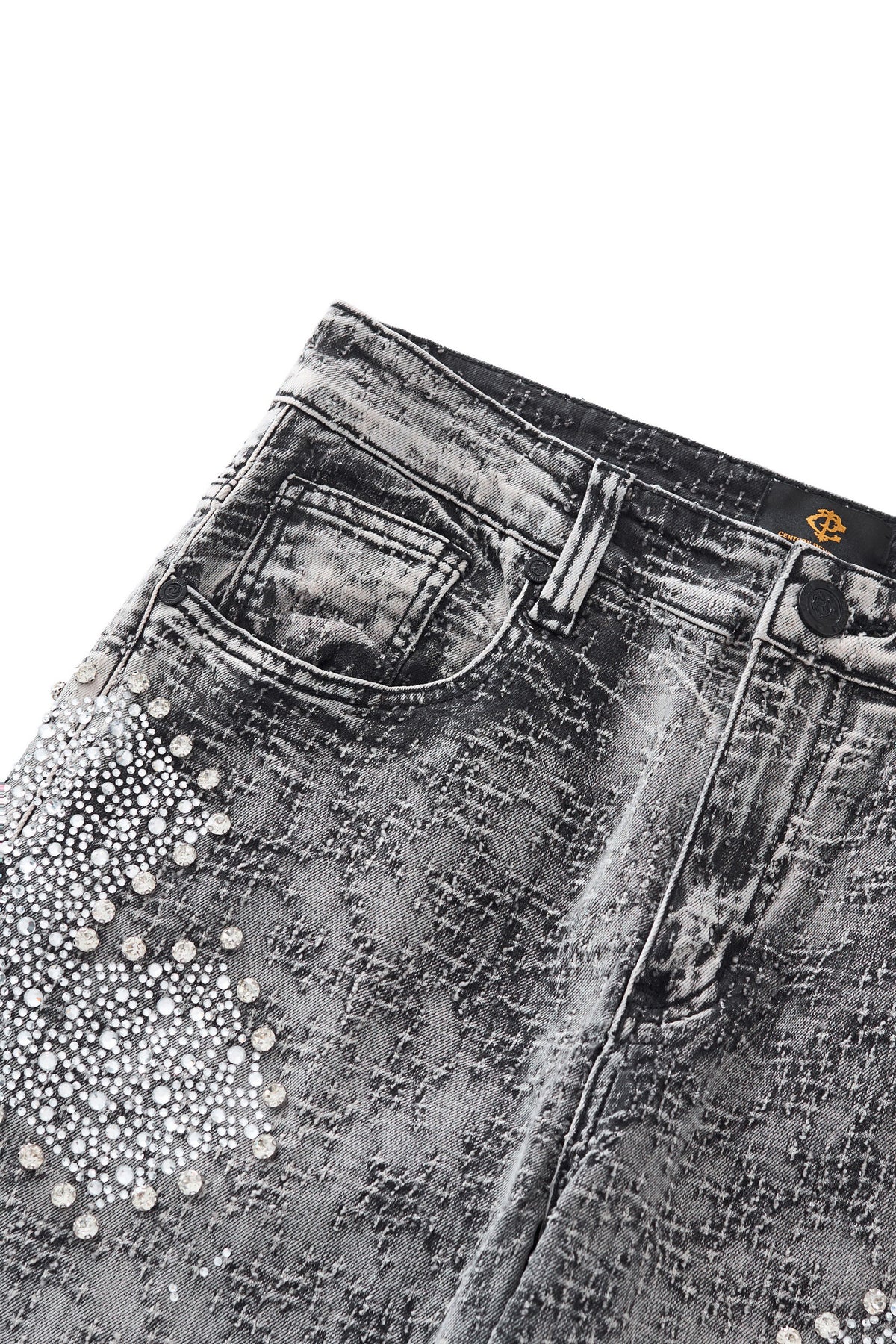 Sanctum Cross Denim Pant – Century Penthouse GREY
