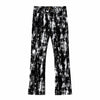 Flocked Eclipse Denim Pant – Century Penthouse BLACK