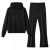 Barocco Midnight Matrix Studded Men's Sweatsuit - Black