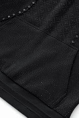 Barocco Midnight Matrix Studded Men's Sweatsuit - Black
