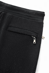 Barocco Midnight Matrix Studded Men's Sweatsuit - Black