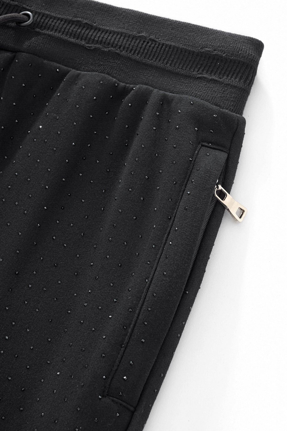 Radiant Grid Stone Hoodie & Jogger Set BLACK