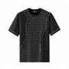 Radiant Grid Stone Short set – Century Penthouse BLACK/SILVER
