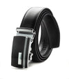 Men's Belt Formal Track System | DH6626 | Black/Silver