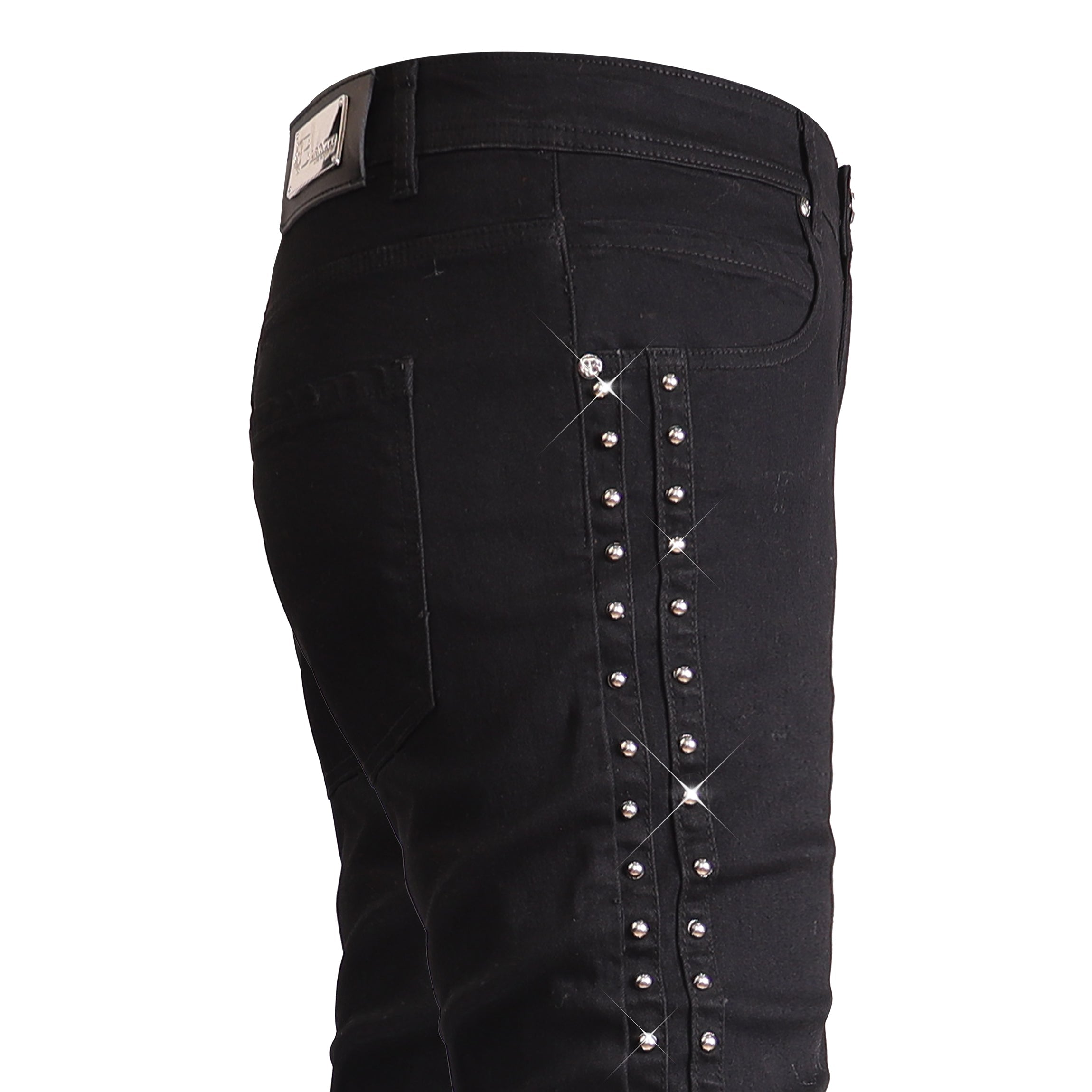 Barocco Studded side stretch Men's Jeans | DJ200