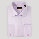 Brompton Point Collar Rounded French Cuff Dress Shirt – Blue | DS2322