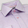 Brompton Point Collar Rounded French Cuff Dress Shirt – Blue | DS2322