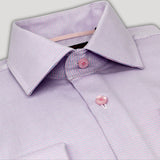 Brompton Point Collar Rounded French Cuff Dress Shirt – Blue | DS2322