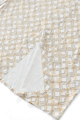 Seamless Geo Print Shirt – El Baron WHITE