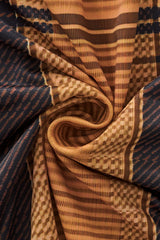 El Baron Seamless Plaid Stripe Men's Shirt - Caramel