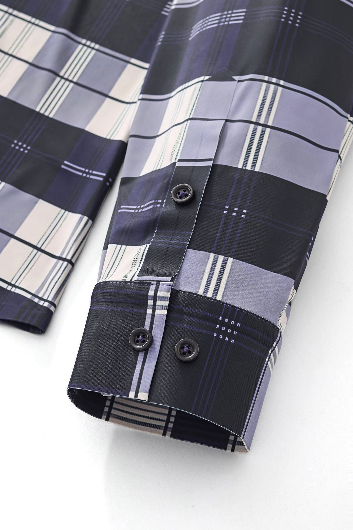 El Baron Seamless Classic Plaid Men's Shirt - Navy