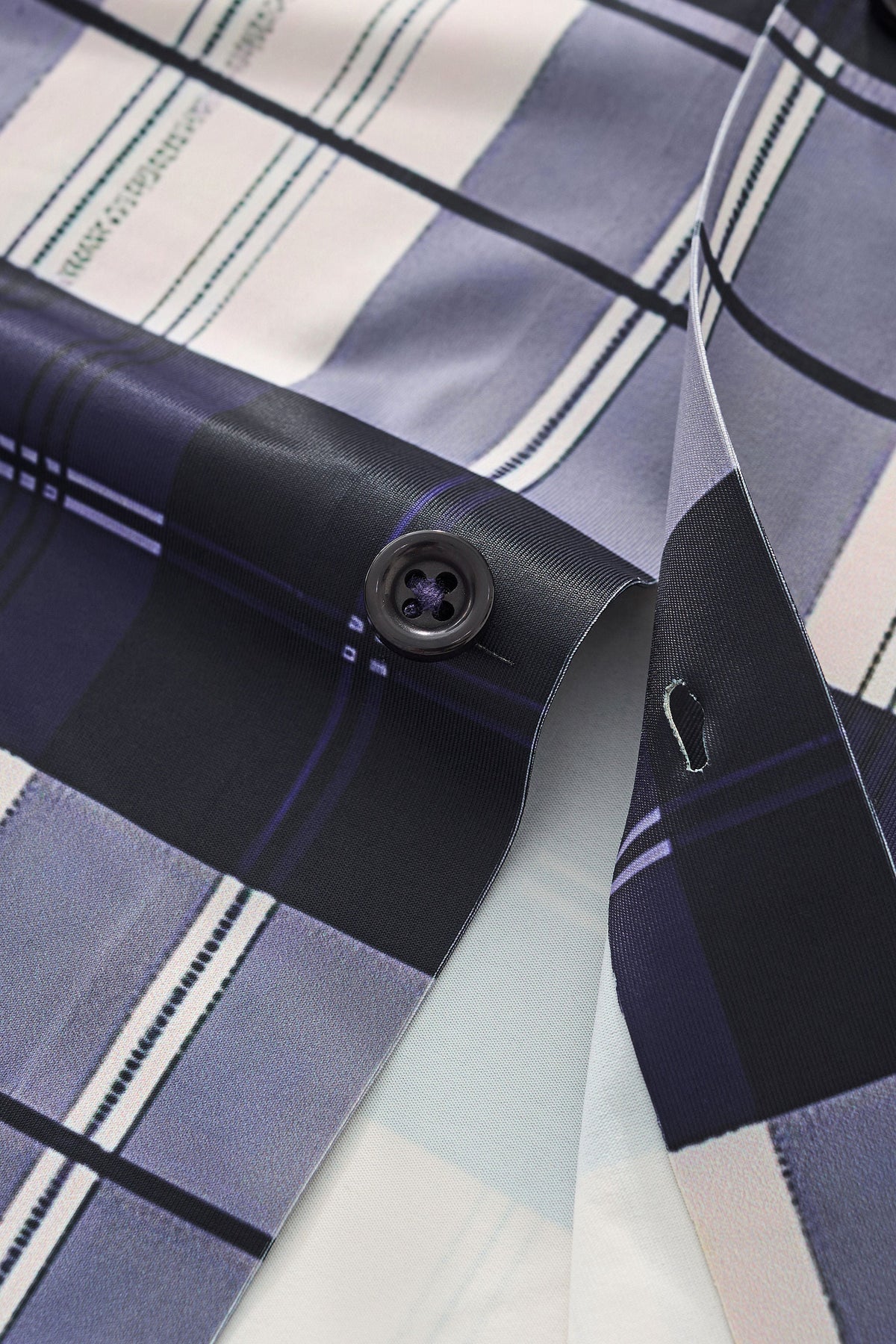 El Baron Seamless Classic Plaid Men's Shirt - Navy