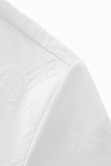Embossed Monogram Tee – El Baron WHITE
