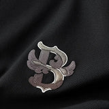 El Baron Contrast Trim Men's Performance Polo - Black