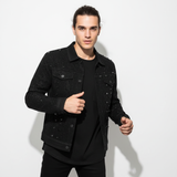 Pure Style BLACK/BLACK Men's Denim Jacket