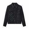 Regalia Medallion Print Denim Jkt BLACK