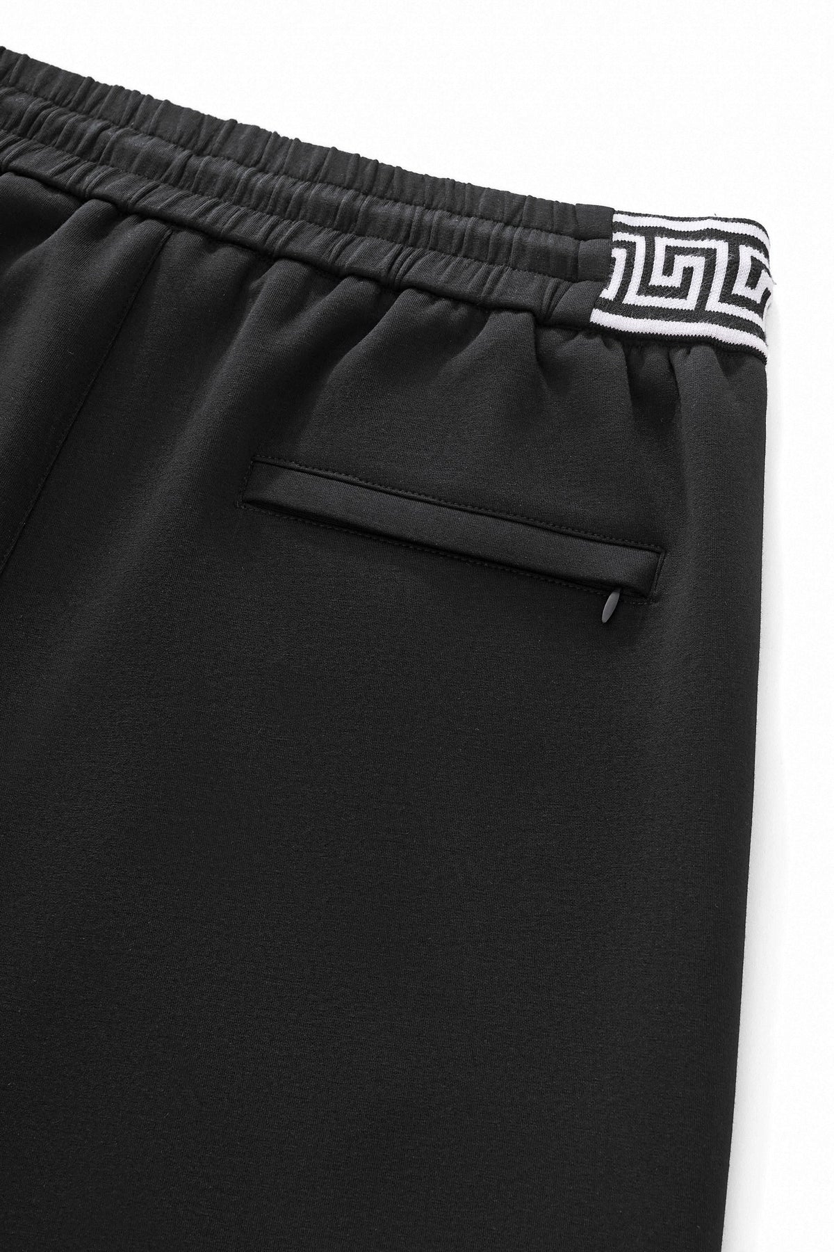 Barocco Imperial Trim Men's Lounge Set - Black