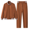 Barocco Imperial Trim Men's Lounge Set - Brown