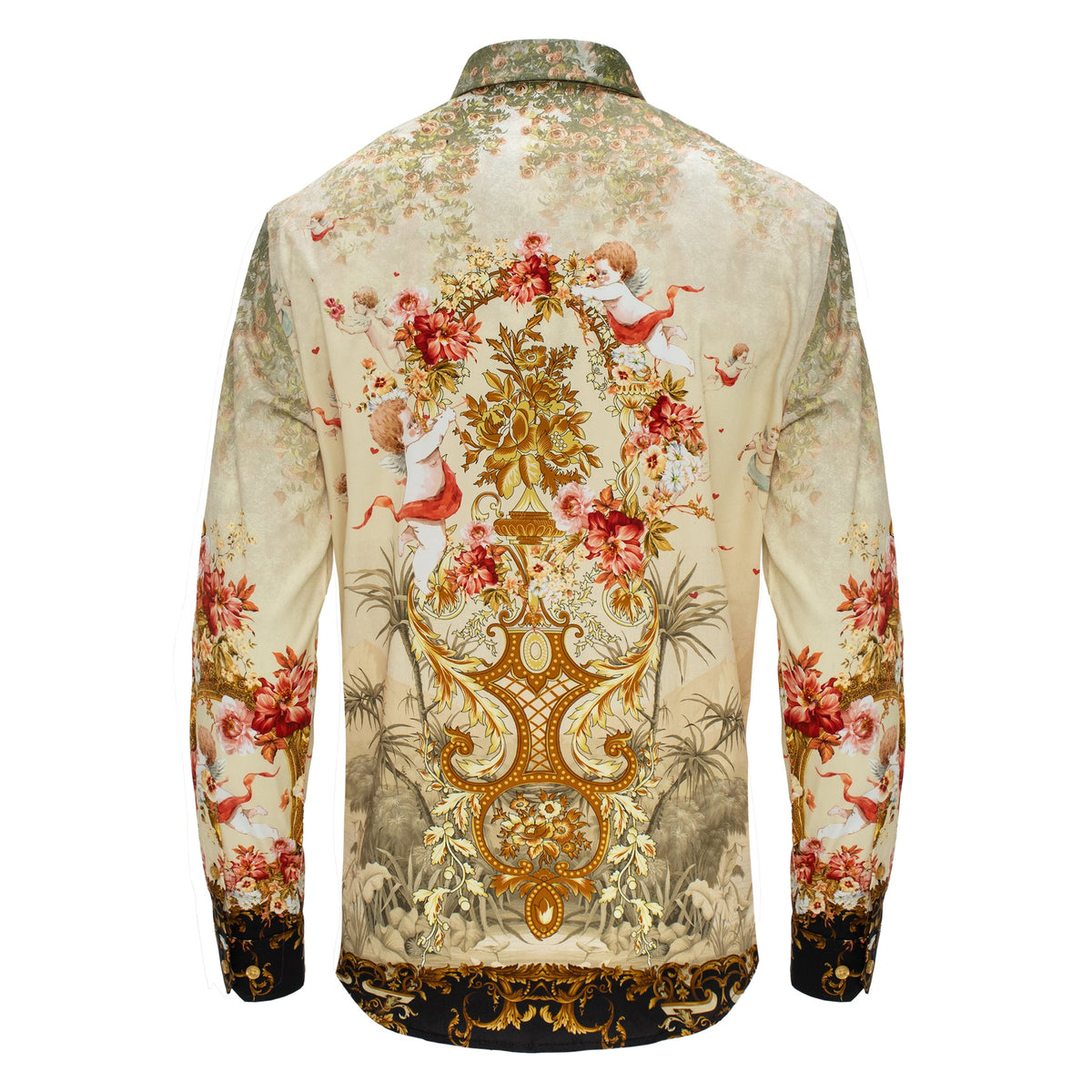 Barocco Eternal Elegance Men's Shirt - Cream