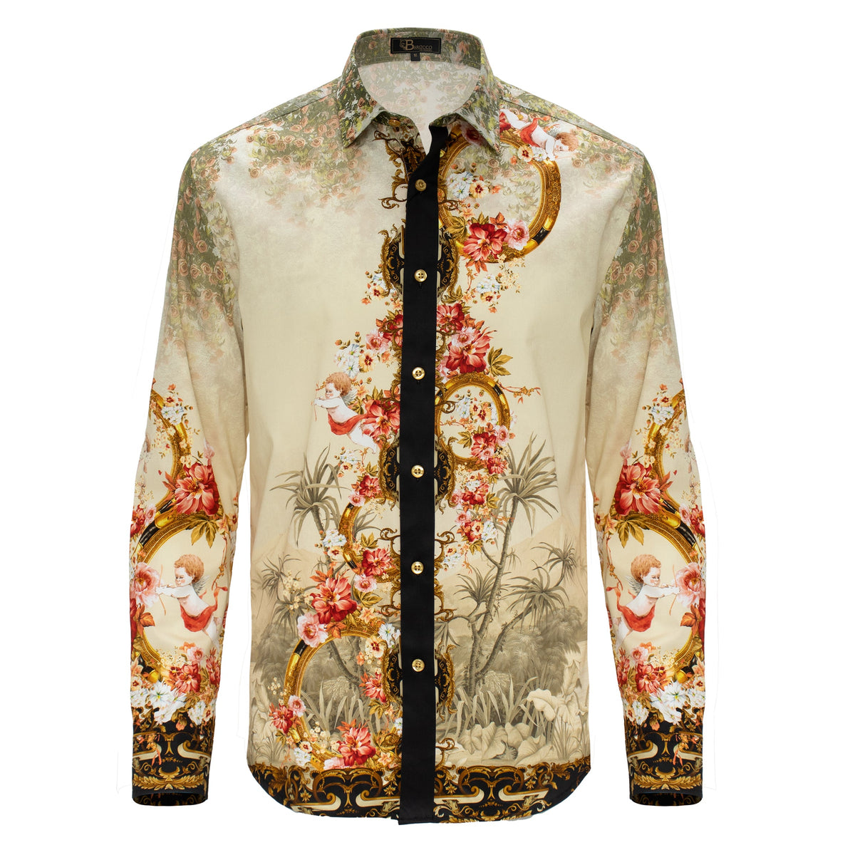 Barocco Eternal Elegance Men's Shirt - Cream