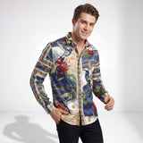 Barocco Hummingbird Harmony Men's Shirt - Multi