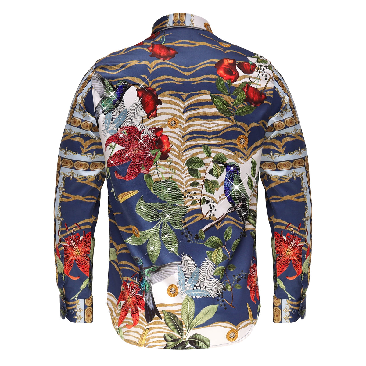 Barocco Hummingbird Harmony Men's Shirt - Multi