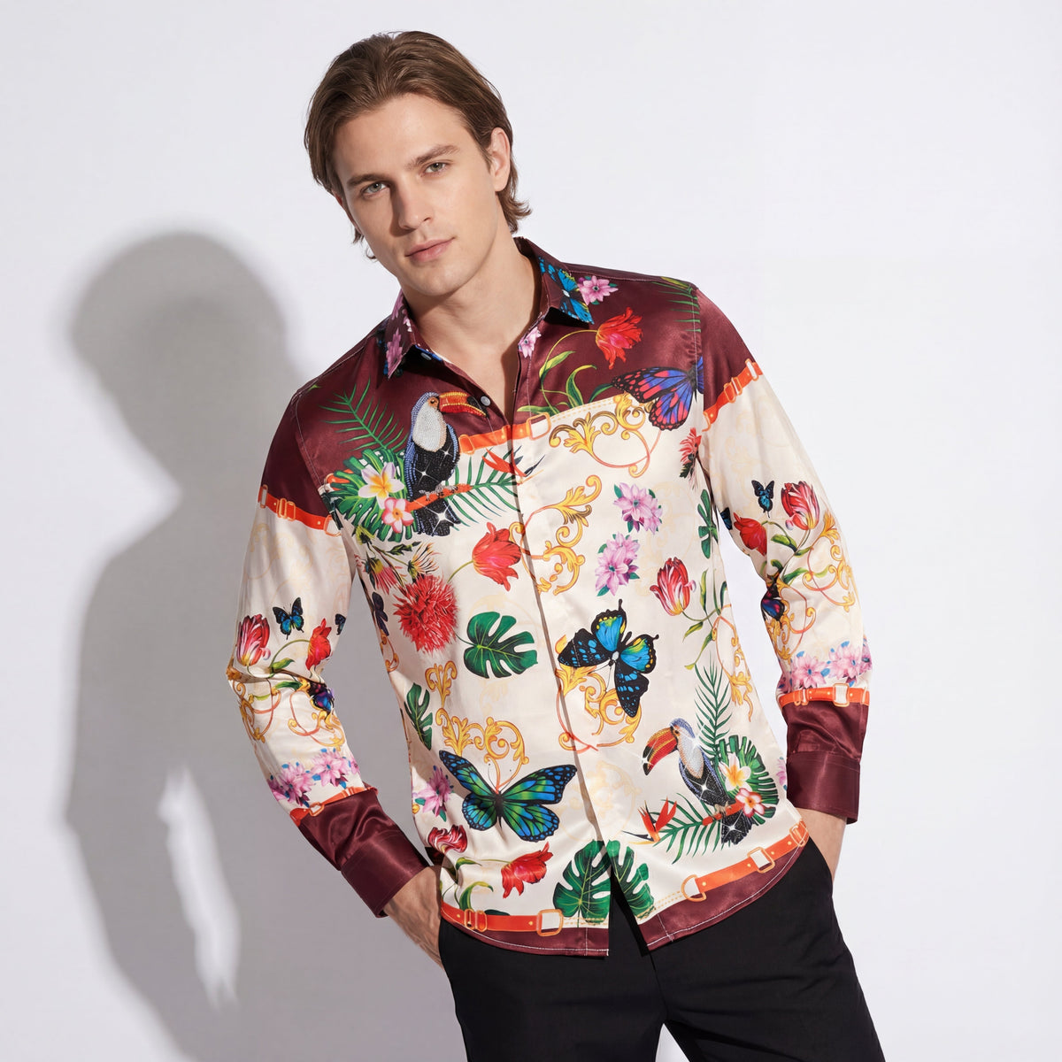 Tropic Muse Button-Up Shirt MULTI