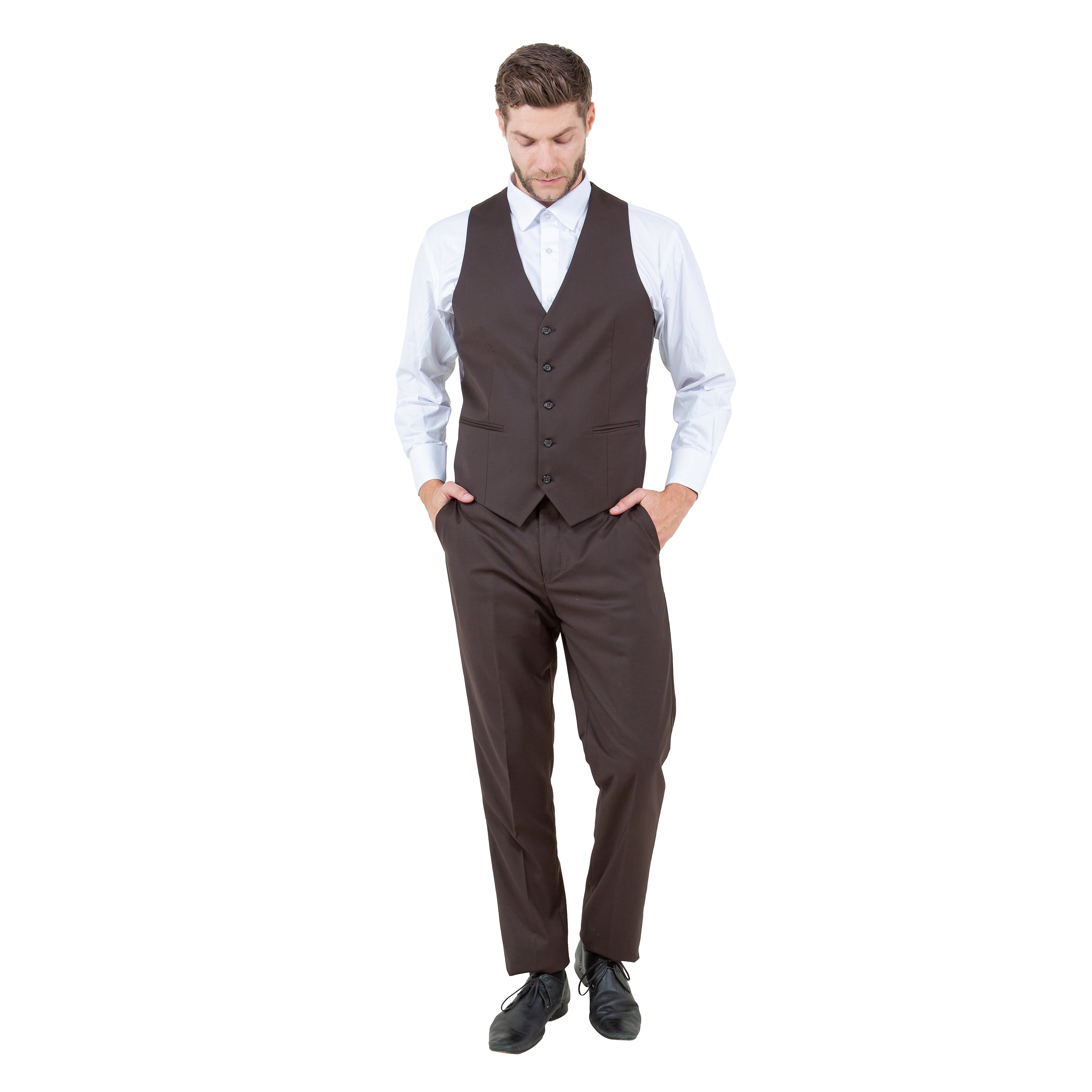 Men's Slim-Fit 3pc Suit, Notch Lapel