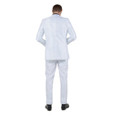 Dk. Taupe Men's Sharskin Slim-Fit 3-Piece Suit