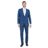 Tazzio Mens-suit 2-PC Peak Lapel Slim Fit