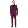 Tazzio Mens-suit 2-PC Peak Lapel Slim Fit