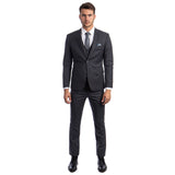 Men's Skinny-Fit Solid 3pc Suit