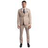 Men's Skinny-Fit Solid 3pc Suit
