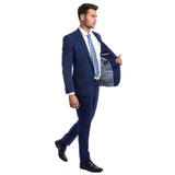 Men's Skinny-Fit 2pc Suit w/ Peak Lapel