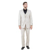 Men's Modern-Fit 3-Piece Suit Set w/ Jacket, Vest and Pants