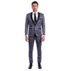 Men's Hybrid-Fit 3-Piece Suit w/ Satin Shawl Lapel