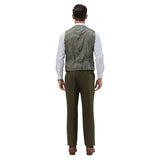 Men's Hybrid-Fit 3pc Tweed Suit w/ Expandable Waistband